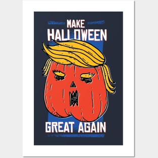 Make Halloween Great Again Posters and Art